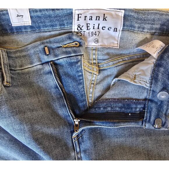 Frank & Eileen DERRY F&E Signature Jeans High Rise Raw Hem - Picture 5 of 14
